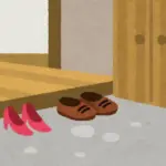 an illustration of a common entrance in Japan