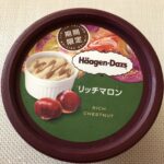 ハーゲンダッツアイスクリームリッチマロンの写真