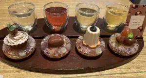 Marron Pairing set at a cafe in Kyoto, Japan