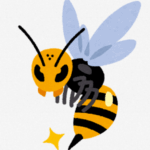 危険なスズメバチのイラスト