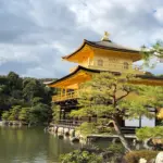 Rokuonji Kinkaku temple in Kyoto, Japan