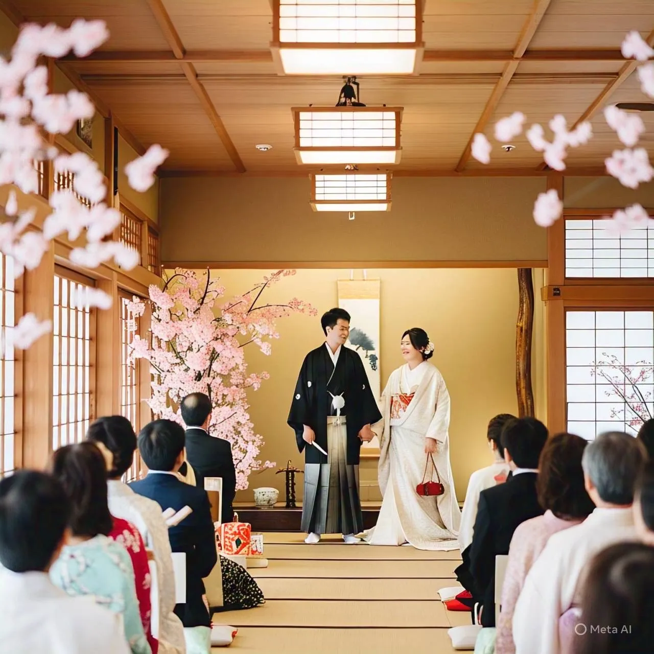 Traditional Japanese wedding style