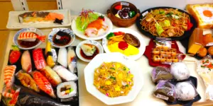 日本の食品サンプルの写真