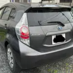 A photo of TOYOTA AQUA CAR rear part