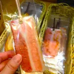 食品サンプルのベーコンしおり