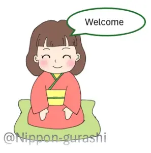ブログ Nippon-gurashi Welcomeイラスト