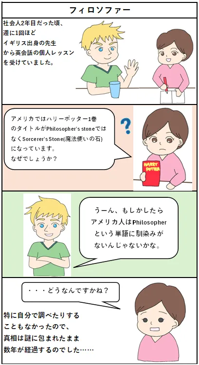 ブログNippon-gurashi エッセイ漫画3話 フィロソファー
