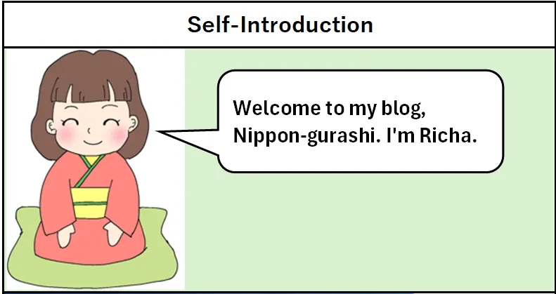 Nippon-gurashi 4-koma manga self-introduction part1